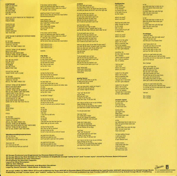 Billie Eilish : Dont Smile At Me (12", EP, Red)