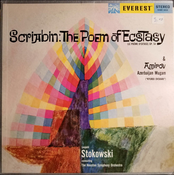 Scriabin* / Amirov* - Leopold Stokowski Conducting The Houston Symphony Orchestra* : The Poem Of Ecstasy = Le Poème D'Extase, Op. 54 / Azerbaijan Mugam (Kyurdi Ovshari) (LP, Album)