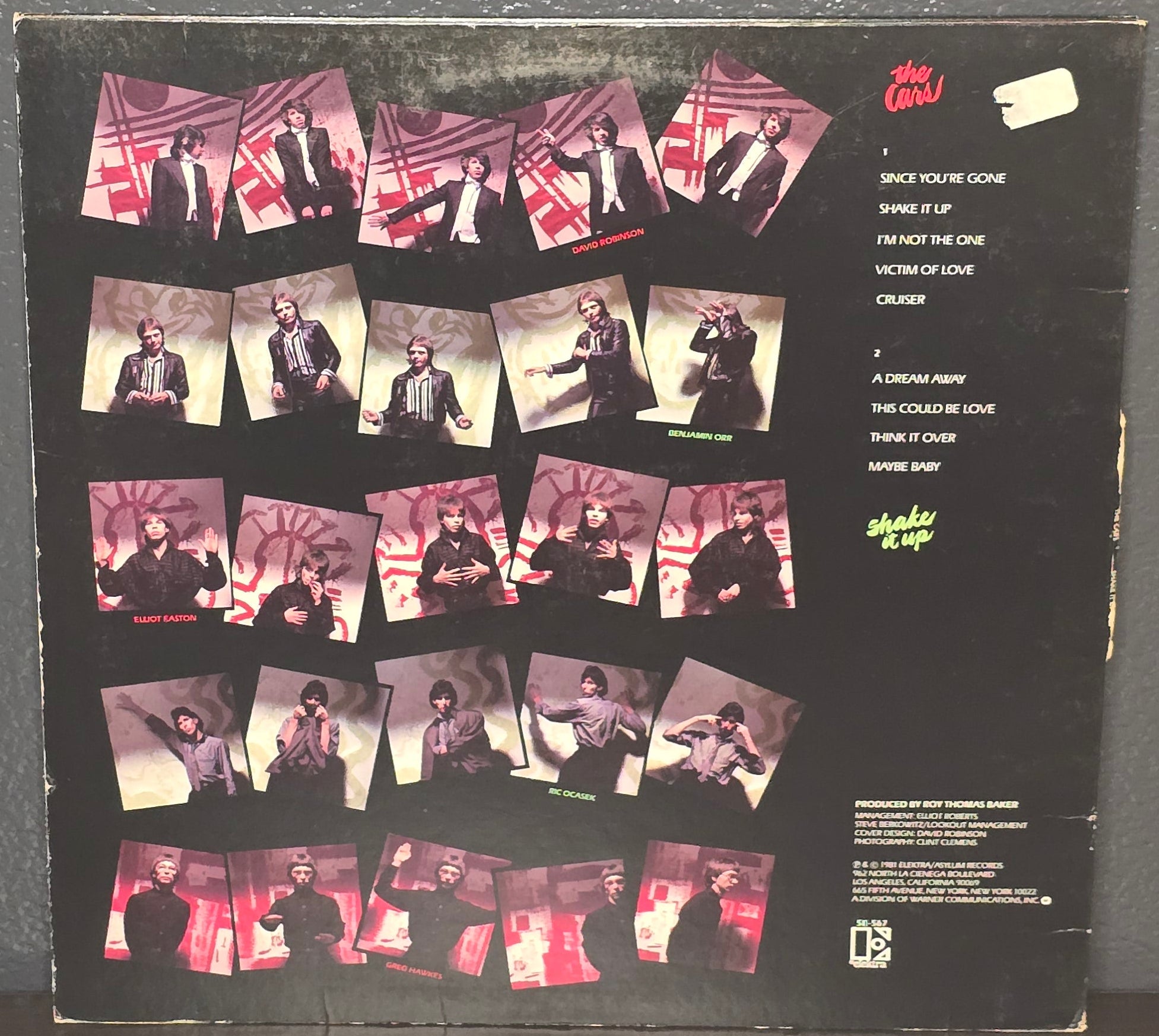 The Cars - Shake It Up (LP) (Very Good Plus (VG+))
