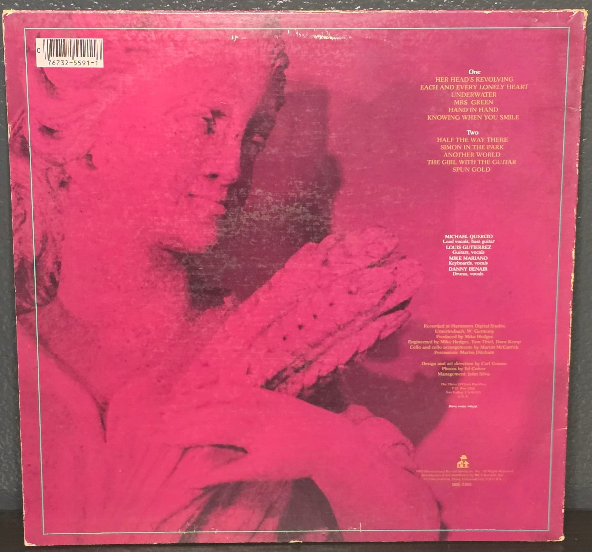 The Three O'Clock - Arrive Without Travelling (LP) (Very Good (VG))