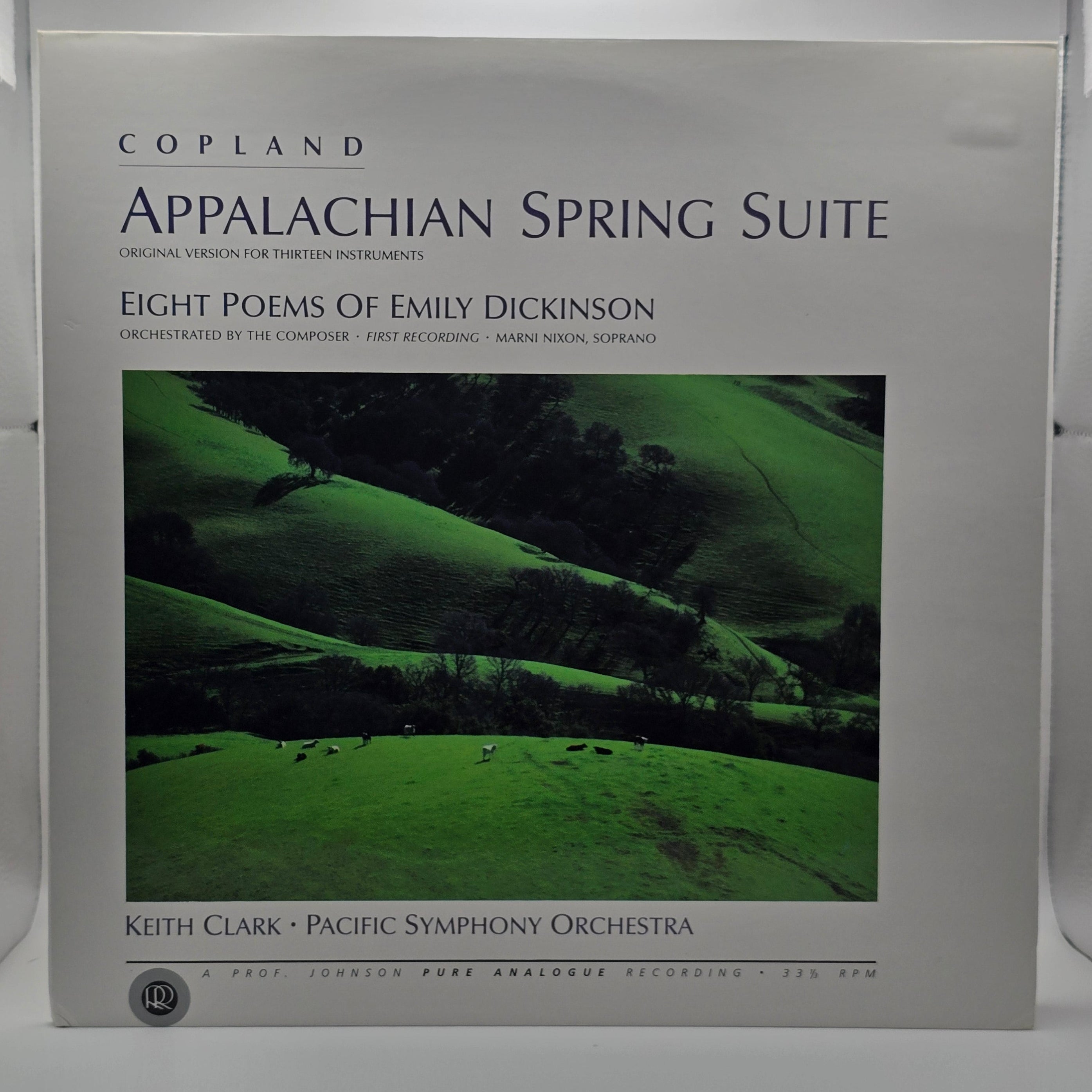Aaron Copland, Emily Dickinson, Marni Nixon, Keith Clark , Pacific Symphony Orchestra - Appalachian Spring Suite / Eight Poems Of Emily Dickinson (LP) (Very Good Plus (VG+))