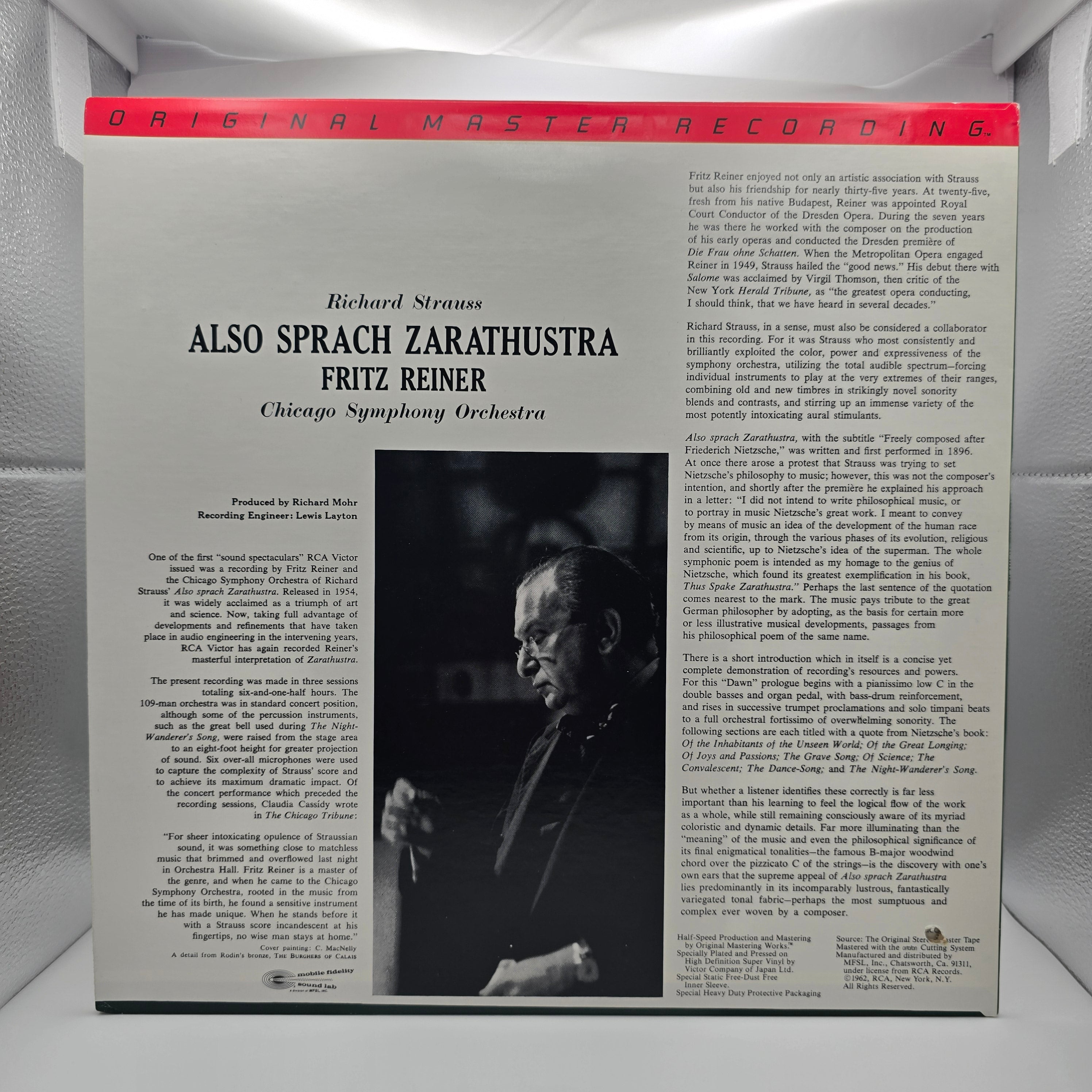 Fritz Reiner, Chicago Symphony*, Strauss - Also Sprach Zarathustra (LP) (Very Good (VG))