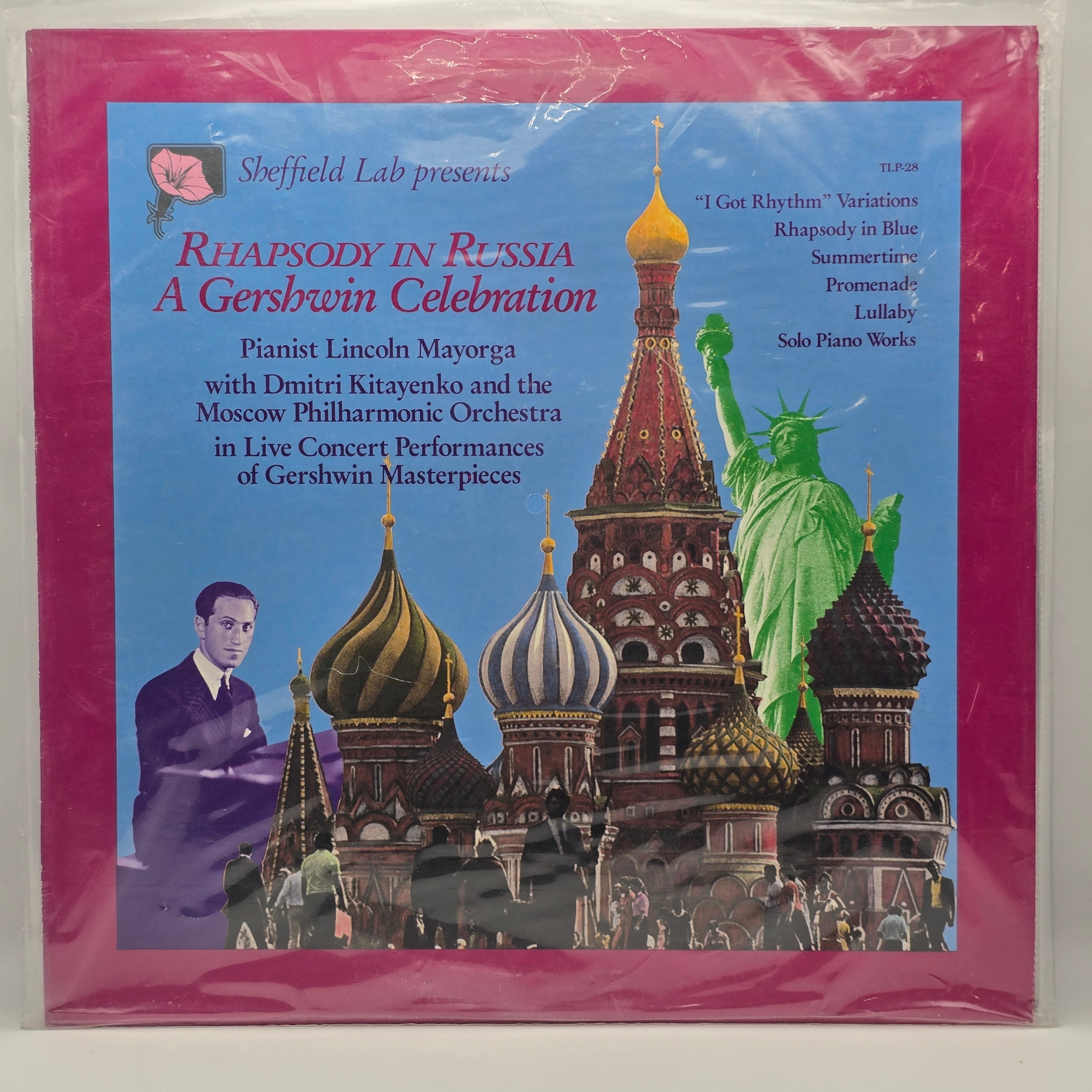 Lincoln Mayorga With Dimitrij Kitaenko And The Moscow Philharmonic Orchestra - Rhapsody In Russia, A Gershwin Celebration (LP)