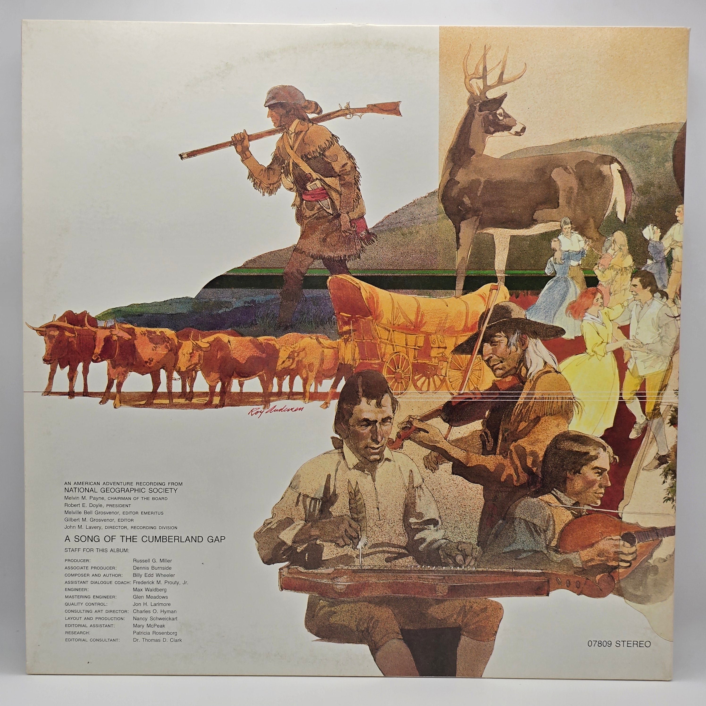 Various - A Song Of The Cumberland Gap In The Days Of Daniel Boone (LP) (Very Good (VG))