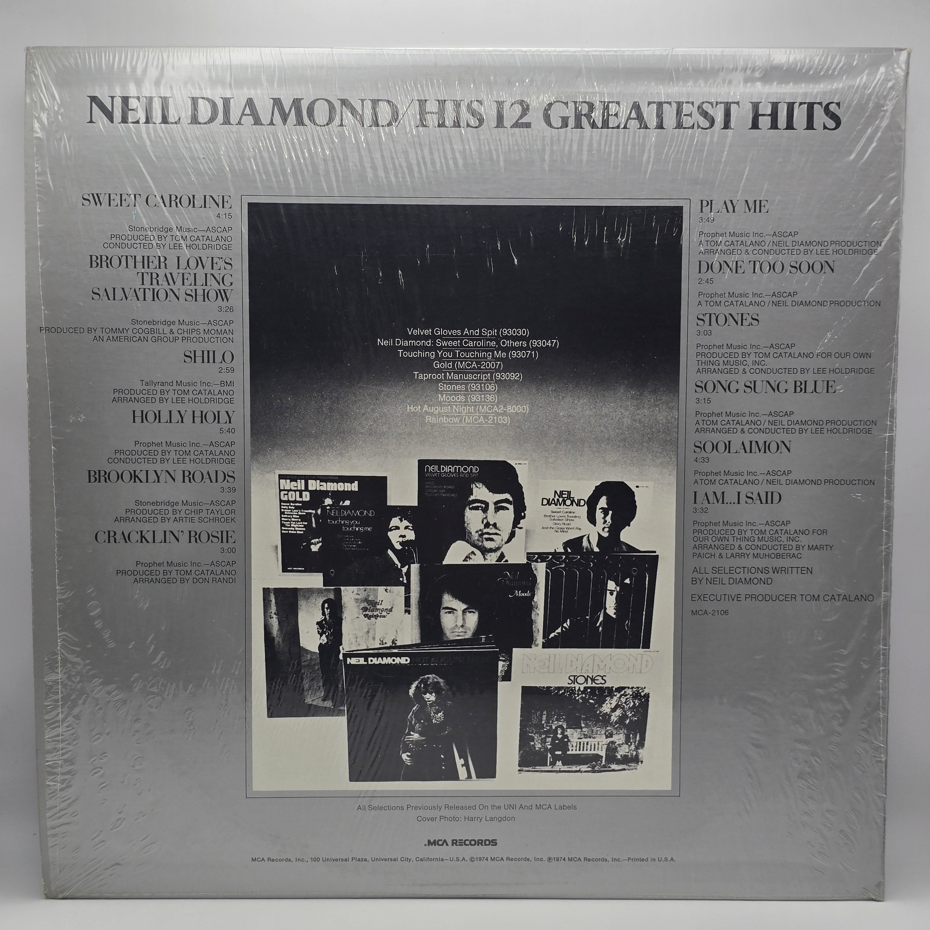 Neil Diamond - His 12 Greatest Hits (LP) (Near Mint (NM or M-))