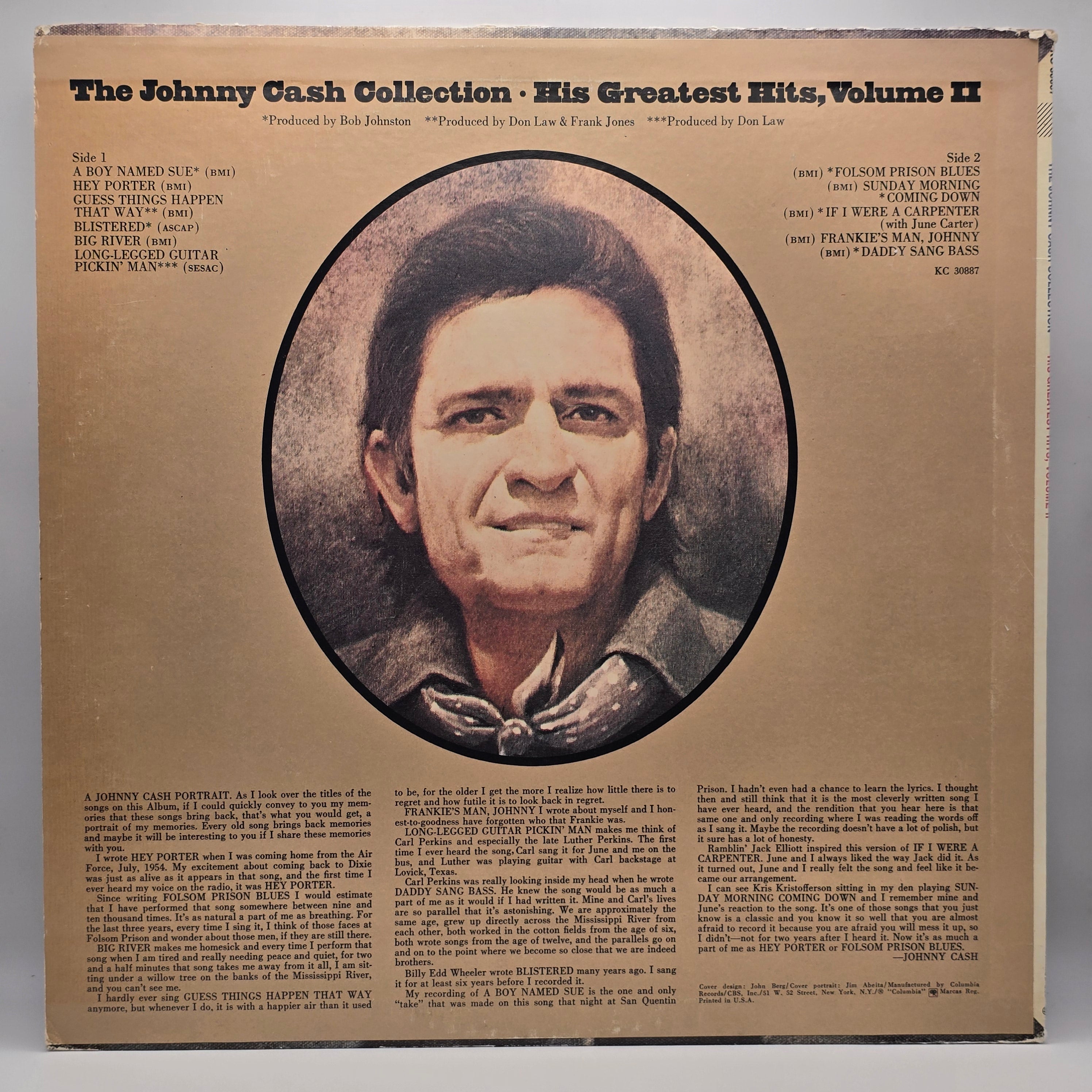 Johnny Cash - The Johnny Cash Collection • His Greatest Hits, Volume II (LP) (Very Good (VG))