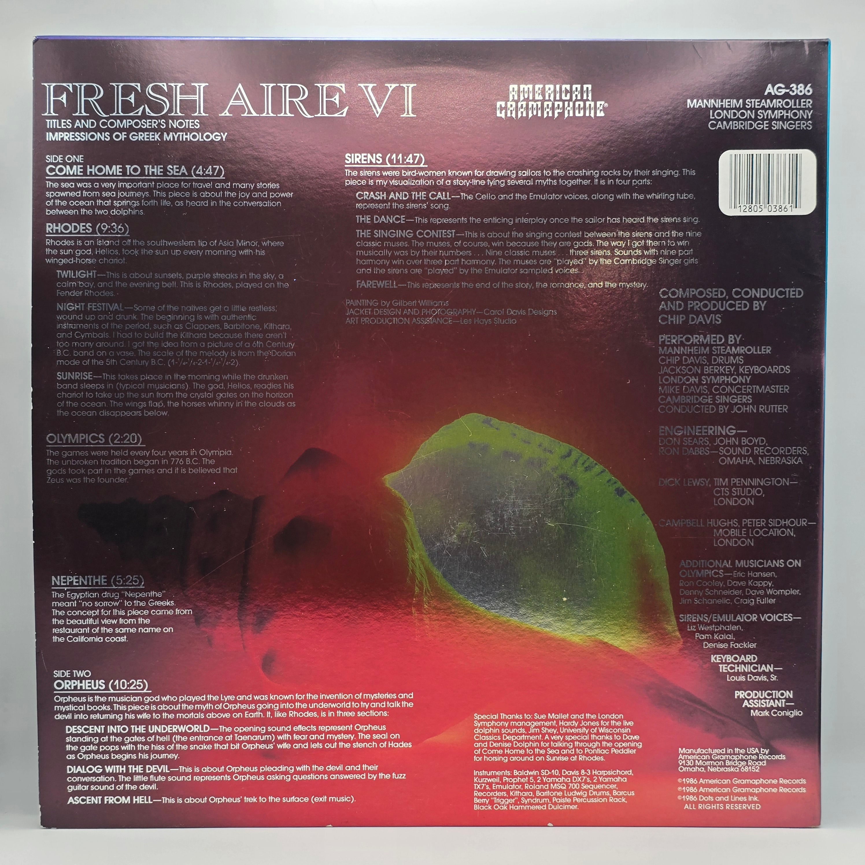 Mannheim Steamroller - Fresh Aire VI (LP)