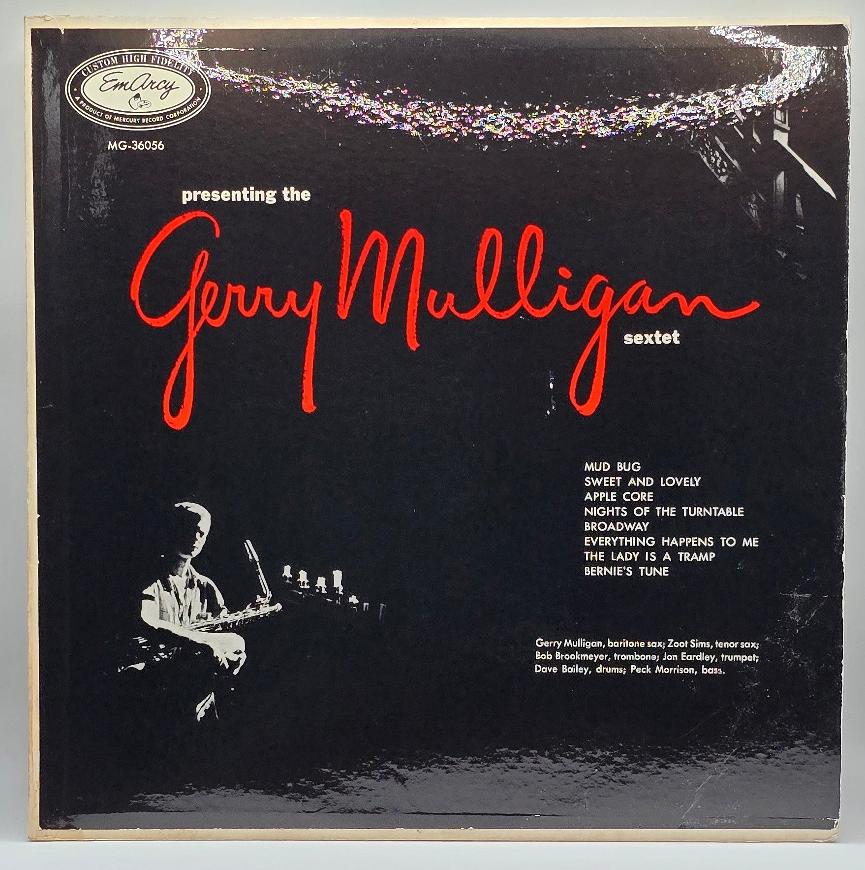 Gerry Mulligan And His Sextet - Presenting The Gerry Mulligan Sextet (LP) (Very Good Plus (VG+))
