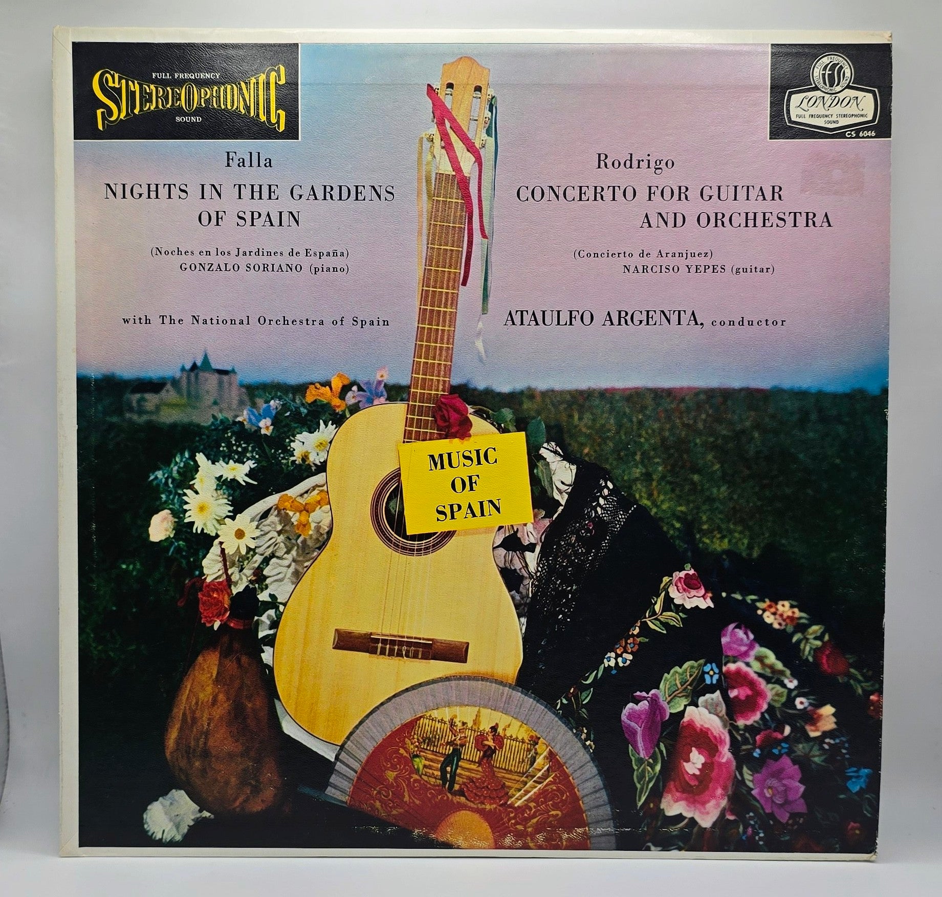 Falla*, Gonzalo Soriano, Rodrigo*, Narciso Yepes, National Orchestra Of Spain*, Ataulfo Argenta* - Nights In The Gardens Of Spain · Concerto For Guitar And Orchestra (LP) (Very Good Plus (VG+))
