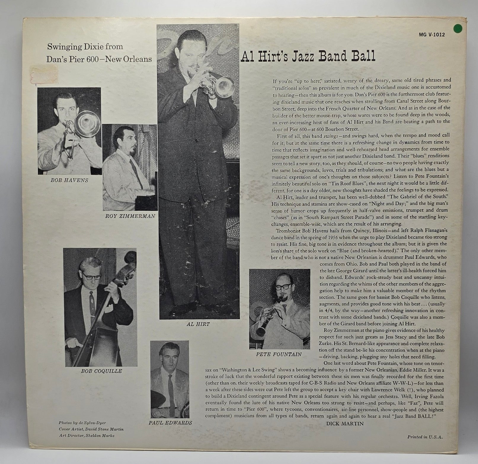 Al Hirt's Jazz Band* - Al Hirt's Jazz Band Ball (LP) (Very Good Plus (VG+))