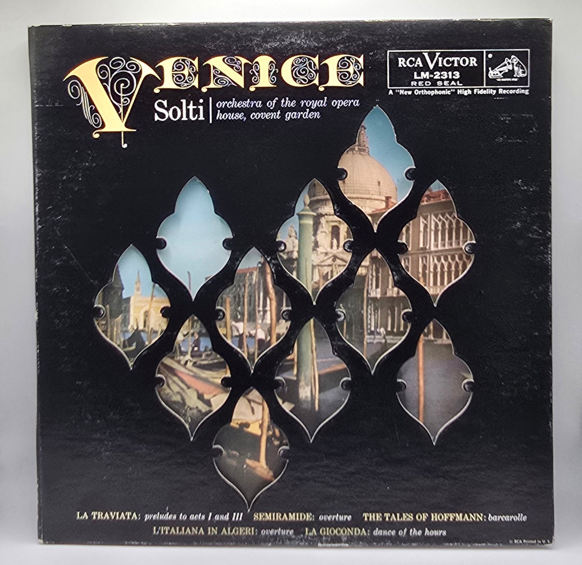 Orchestra Of The Royal Opera House, Covent Garden, Georg Solti - Venice (LP) (Near Mint (NM or M-))