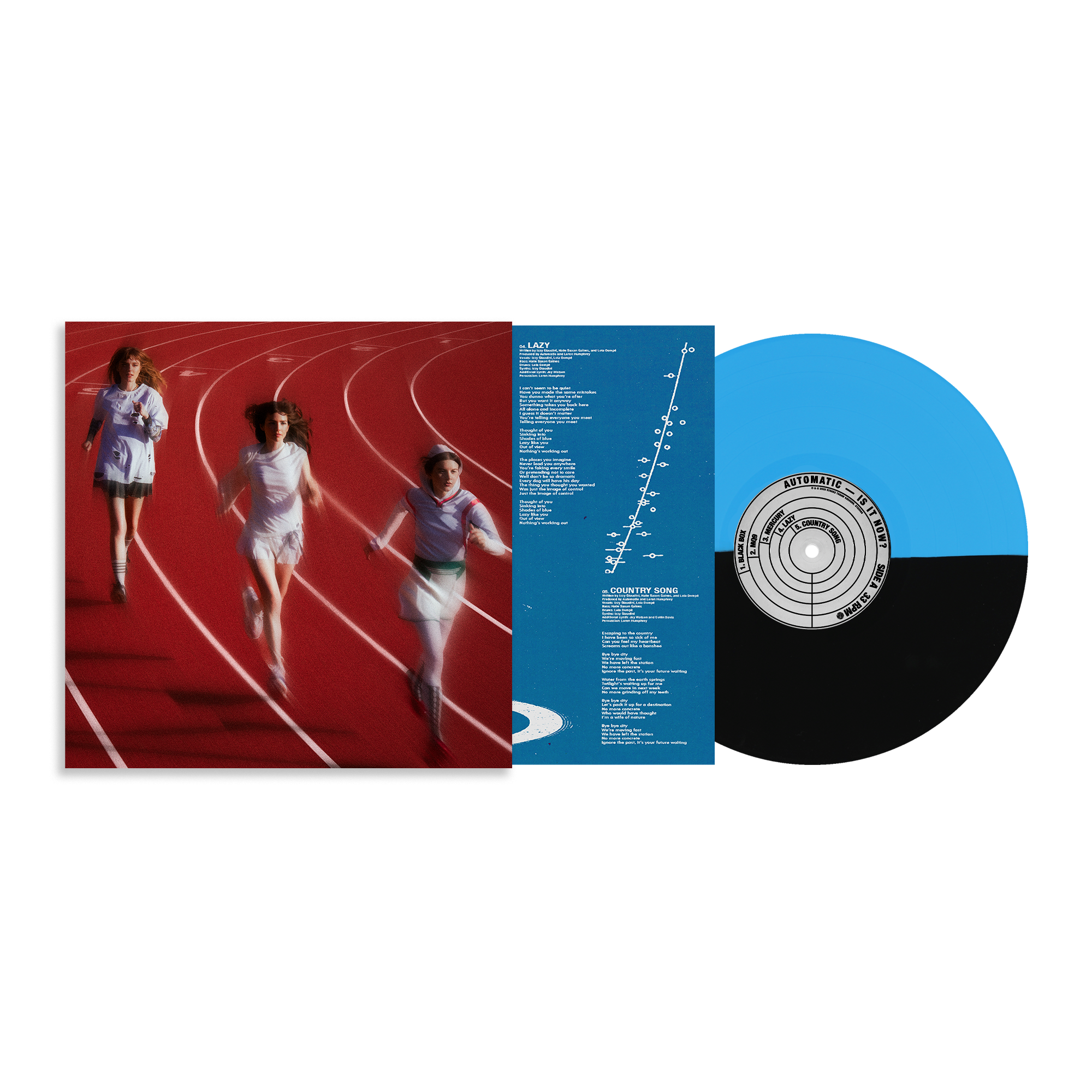 Automatic - Is It Now? Indie Exclusive Black/Blue Vinyl [LP]